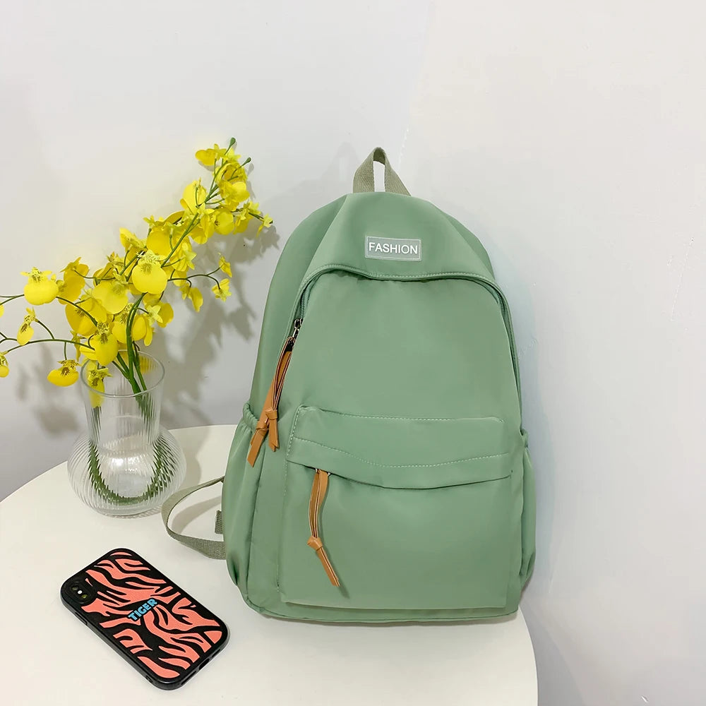 Mochilas simples para estudiantes universitarios, estudiantes de secundaria, estudiantes de secundaria, mochilas casuales, mochilas