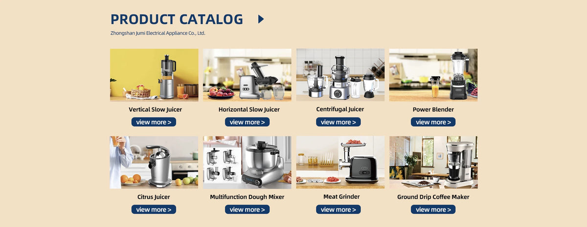 Extractor de Jugos Masticador con Boca de Alimentación Ancha de 126 mm para Frutas, Precio de Fábrica