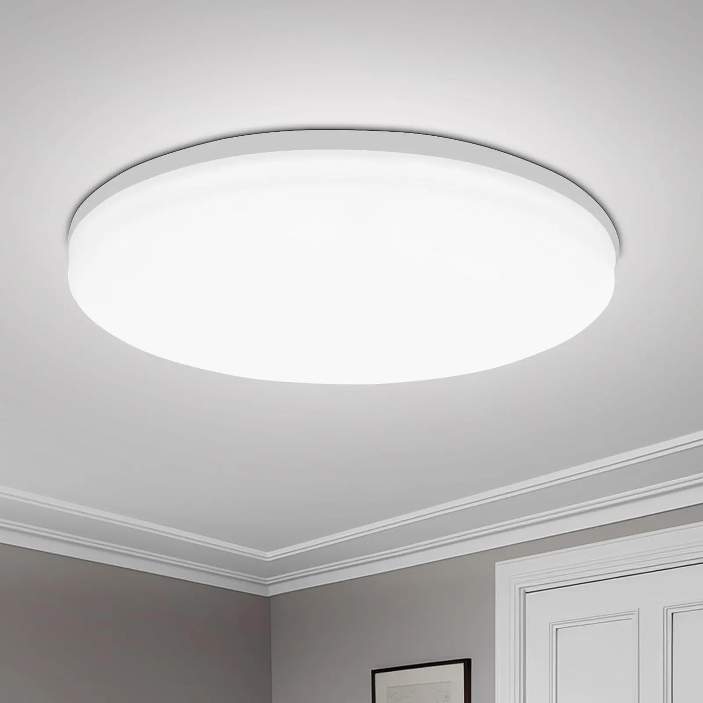 IRALAN-Luz LED de techo ultrafina de estilo moderno para el hogar, luz de estudio para dormitorio, sala de estar, AC 90-260V, iluminación para comedor