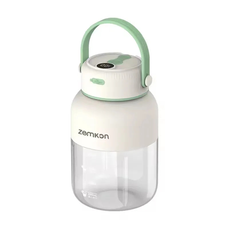 Exprimidor portátil de 1100ML, mezclador de frutas frescas, 26 cuchillas, exprimidor multifuncional recargable por USB, triturador de hielo, licuadora de batidos para el hogar