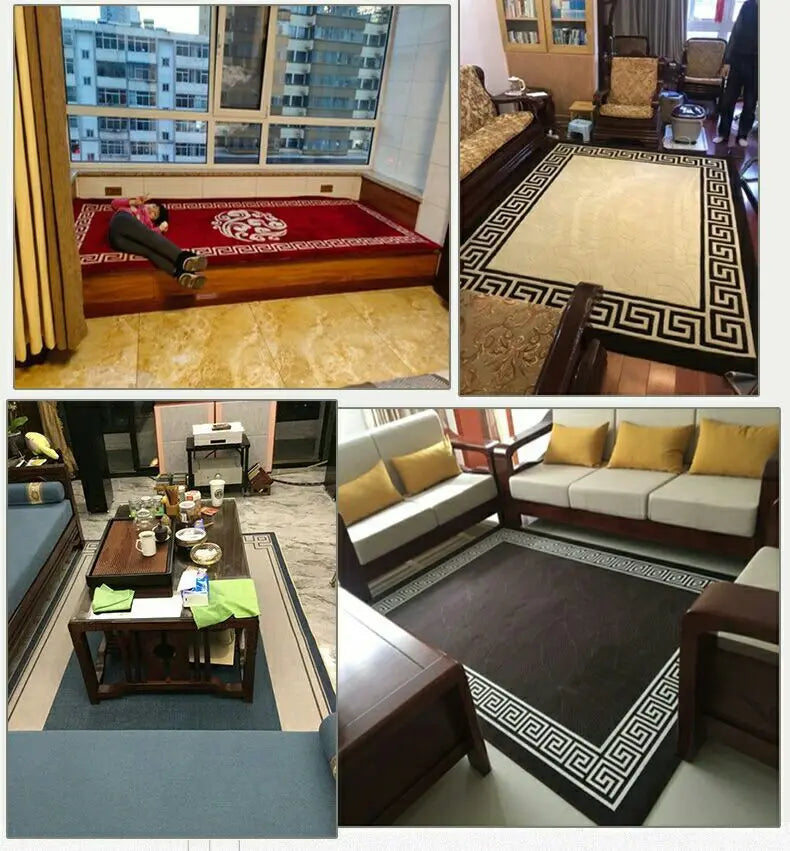 Alfombra moderna y sencilla para el hogar, alfombra para dormitorio, sala de estar, decoración grande para dormitorio, mesas de centro para el hogar, alfombra lavable