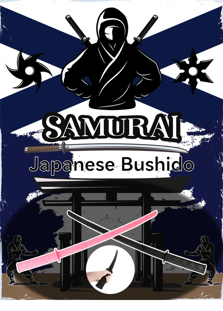 Samurai telescópico recto por gravedad con estampado 3D, juguetes para aliviar el estrés, accesorios elásticos, Katana plegable creativa, regalos divertidos