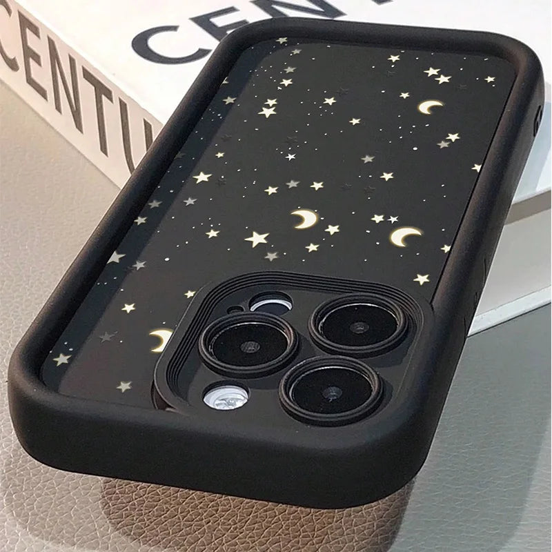 Funda de Teléfono con Estampado de Estrellas para Samsung S26 Ultra, Fundas para Galaxy S24 S25 Plus S23 FE S22 S21 A26 A36 A56 A35 A55 A34 A54 A53 A52S