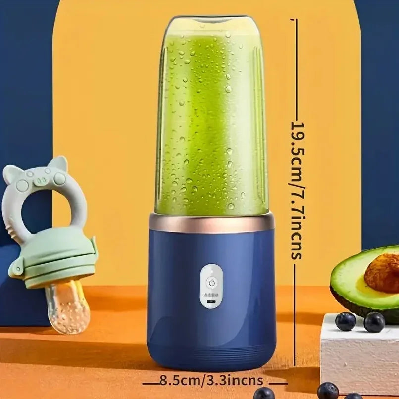 Exprimidor eléctrico portátil, Mini mezclador doméstico, mezclador multifuncional para triturar frutas y verduras, herramienta de jugo con carga USB