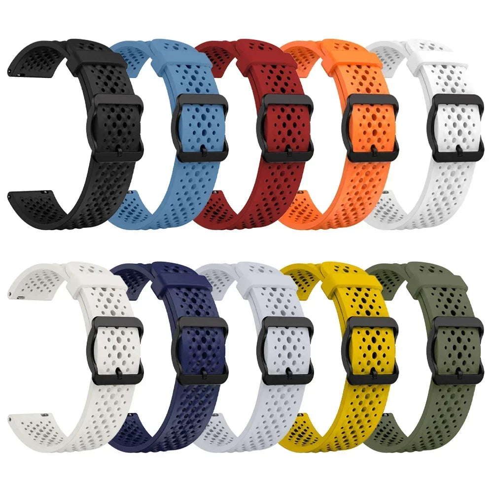 Correa de 22mm para Garmin Forerunner 570 47mm 265 255 M correa de reloj para Garmin Venu 3/Vivoactive 4 pulsera deportiva de silicona transpirable