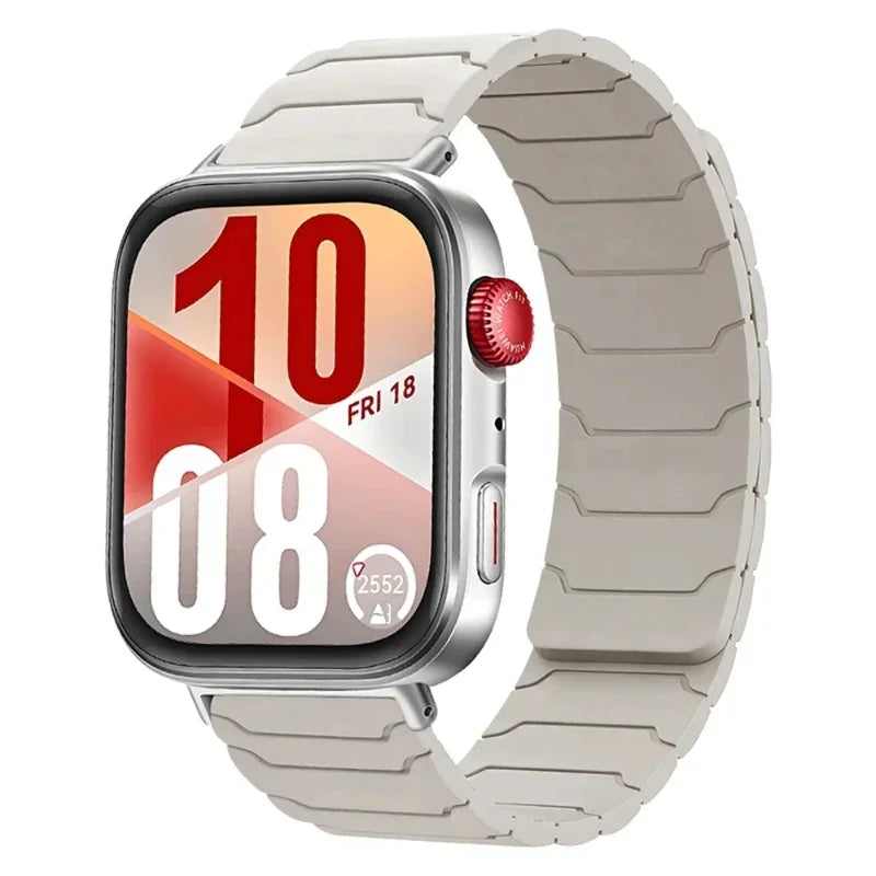 Correas magnéticas de silicona para Huawei Watch Fit 4/Fit 3, pulsera deportiva de repuesto para Huawei Watch Fit 4 Pro/4 Correa