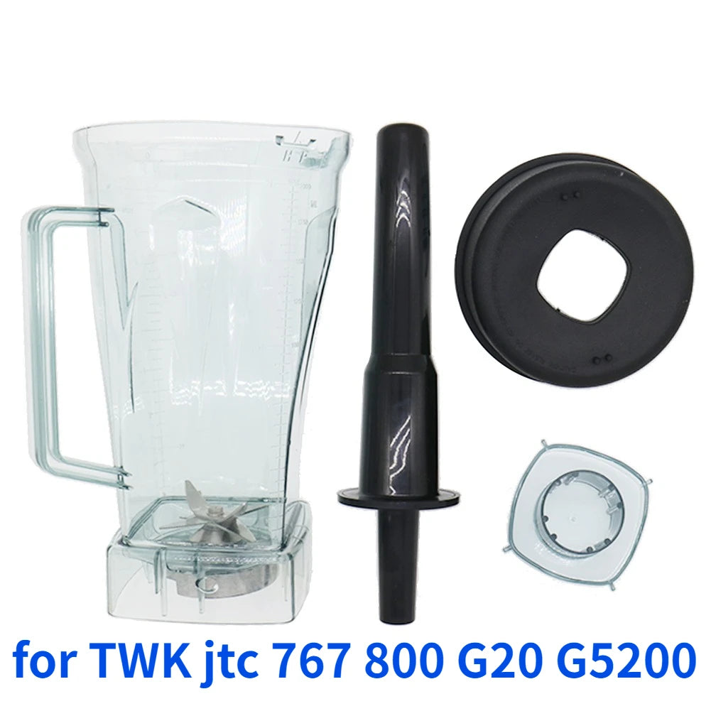 Licuadora de 2L de Capacidad, Compatible con TWK JTC 767 800 G20 G5200, Licuadora, Trituradora de Hielo, Cuchilla de Seis Cuchillas para Mezclar y Cortar