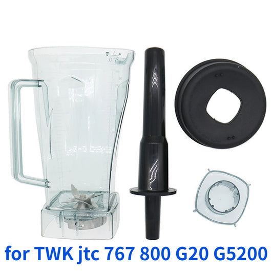 Licuadora de 2L de Capacidad, Compatible con TWK JTC 767 800 G20 G5200, Licuadora, Trituradora de Hielo, Cuchilla de Seis Cuchillas para Mezclar y Cortar