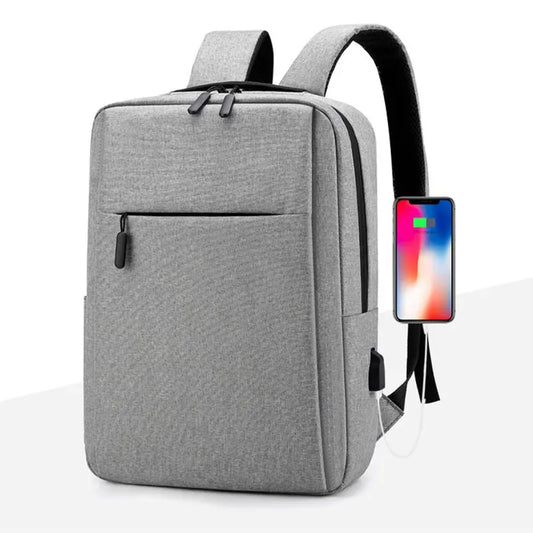 2024 nuevo bolso de negocios versátil, bolso escolar recargable por USB, mochila impermeable para ordenador portátil