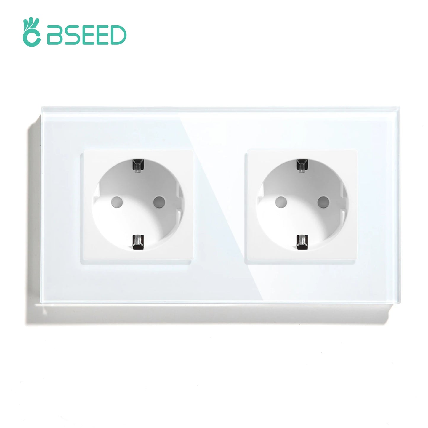 Interruptores BSEED Zigbee, interruptor de luz inteligente de 1/2/3 entradas, enchufes de pared normales de la UE, interruptores táctiles multicontrol, aplicación Tuya Smart Life Alexa
