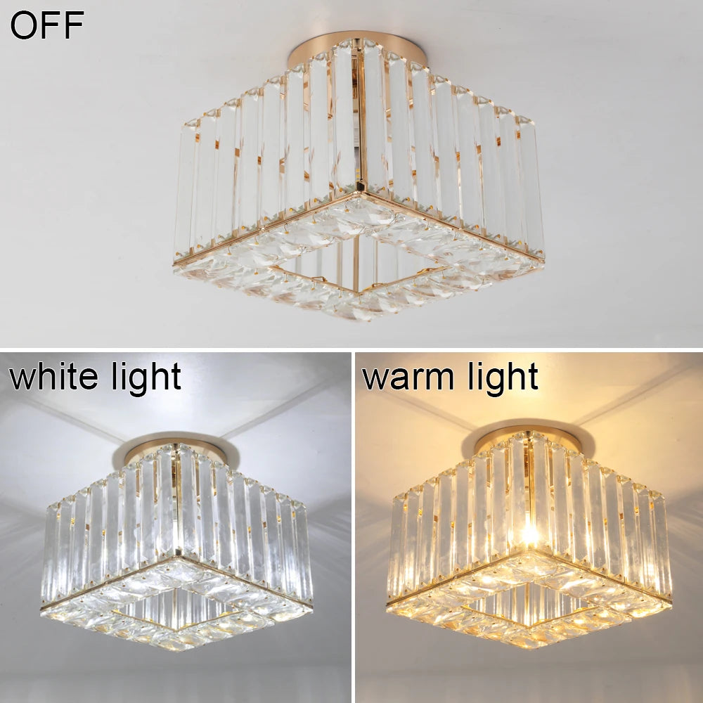 Lámpara colgante de cristal moderna, lámpara de techo Led de lujo, accesorios de decoración para el hogar, Isla de cocina, Lustre colgante ajustable
