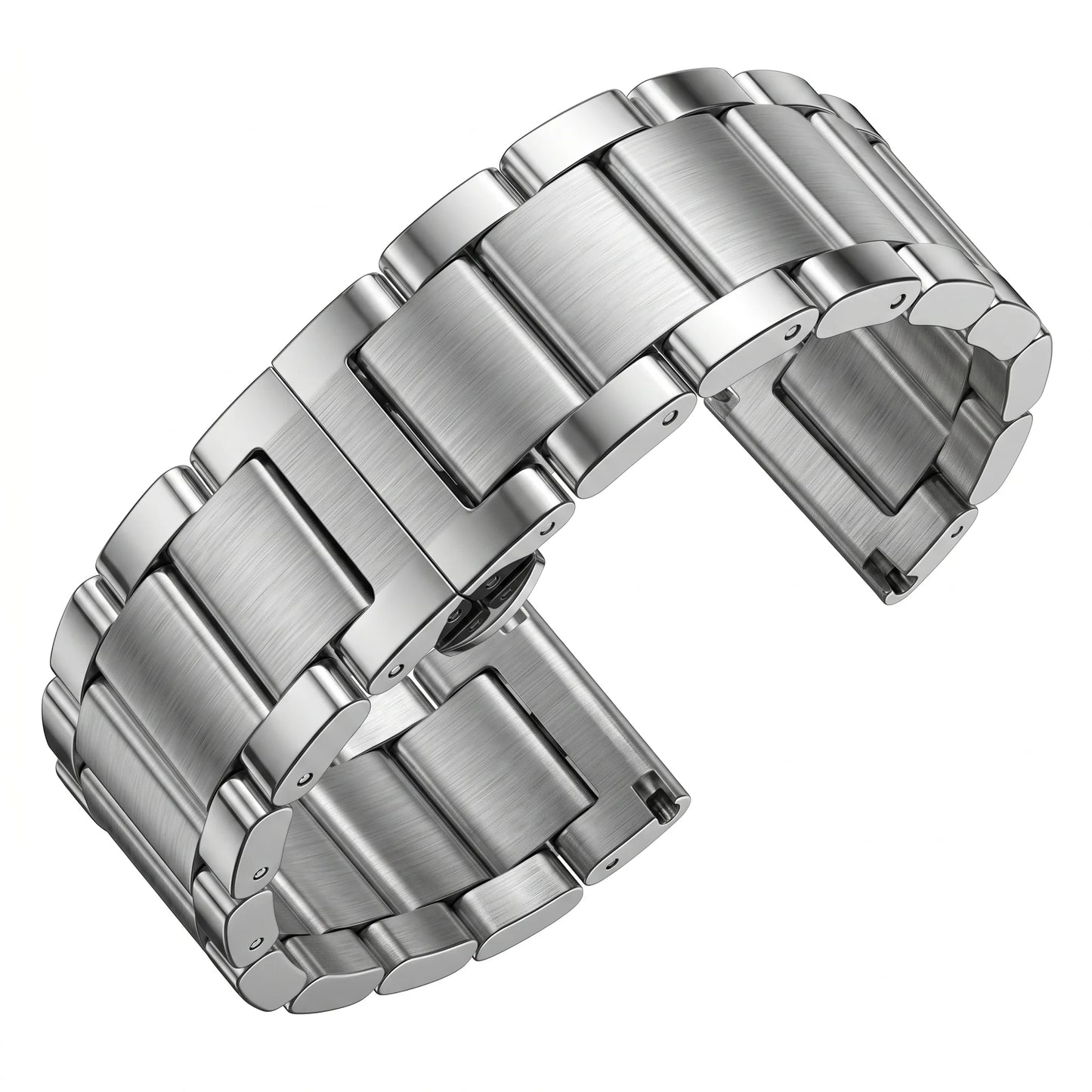 Correa de reloj de acero inoxidable sólido, pulsera de Metal de 18, 20, 21, 22, 23 y 24mm, correa de repuesto para hombre y mujer, accesorios para pulsera
