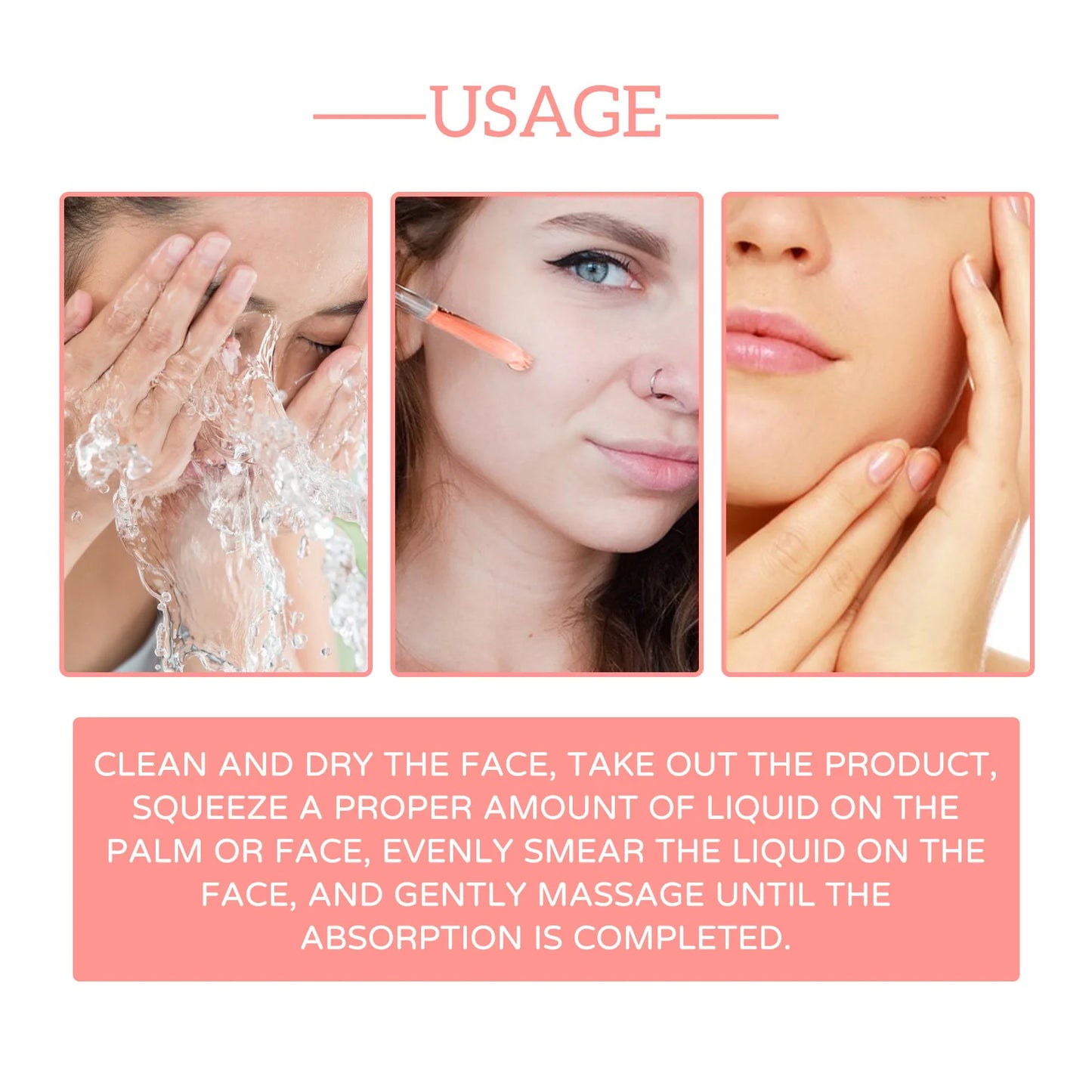 Suero Facial 5 en 1 para Reducir Líneas Finas, Reafirmante, Reduce Manchas y Pigmentación, Hidratante, Reafirmante de Piel