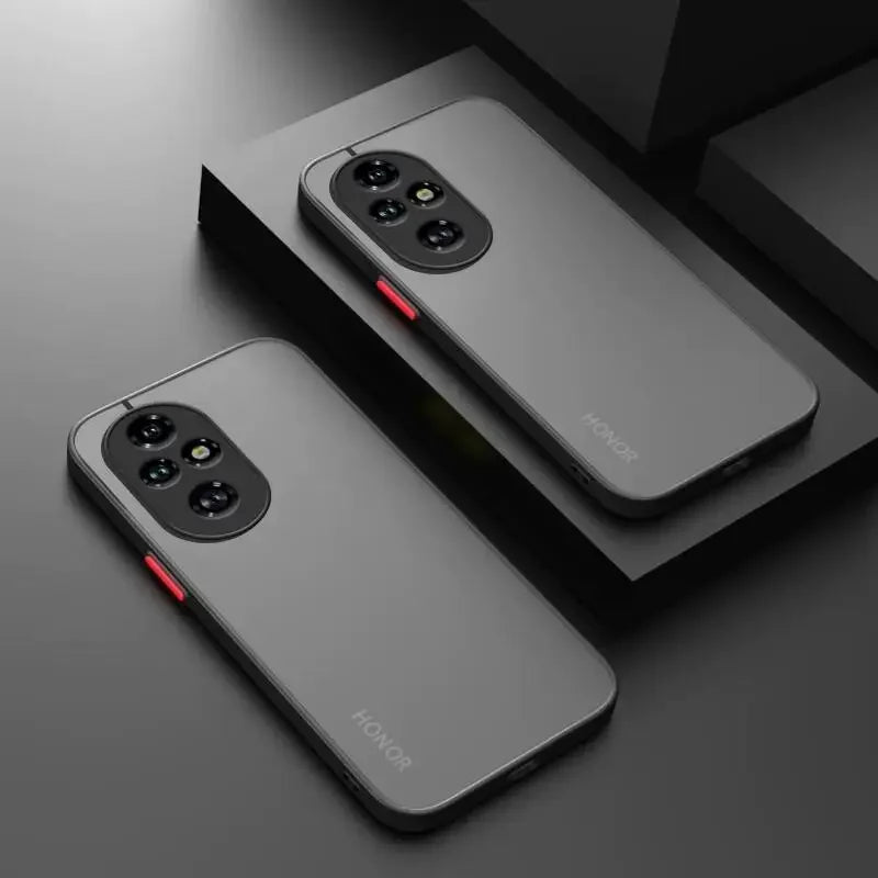 Carcasa suave esmerilada mate para Honor 200 Pro, funda de teléfono para HONOR Honor200 200pro, funda protectora trasera lisa antihuellas