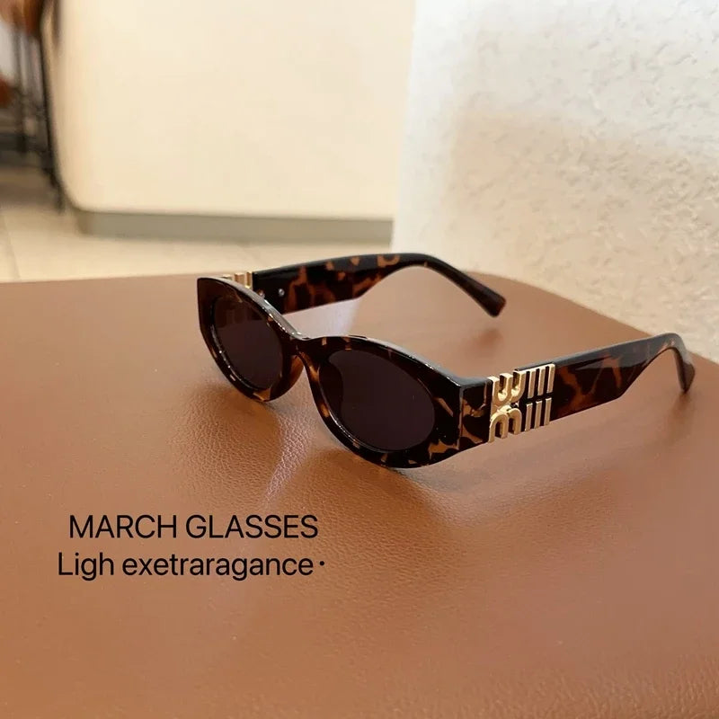 2024 nuevas Gafas De Sol ovaladas De moda para hombres y mujeres, Gafas De Sol modernas para mujeres, Gafas De Sol Retro Premium, Gafas De Sol UV400