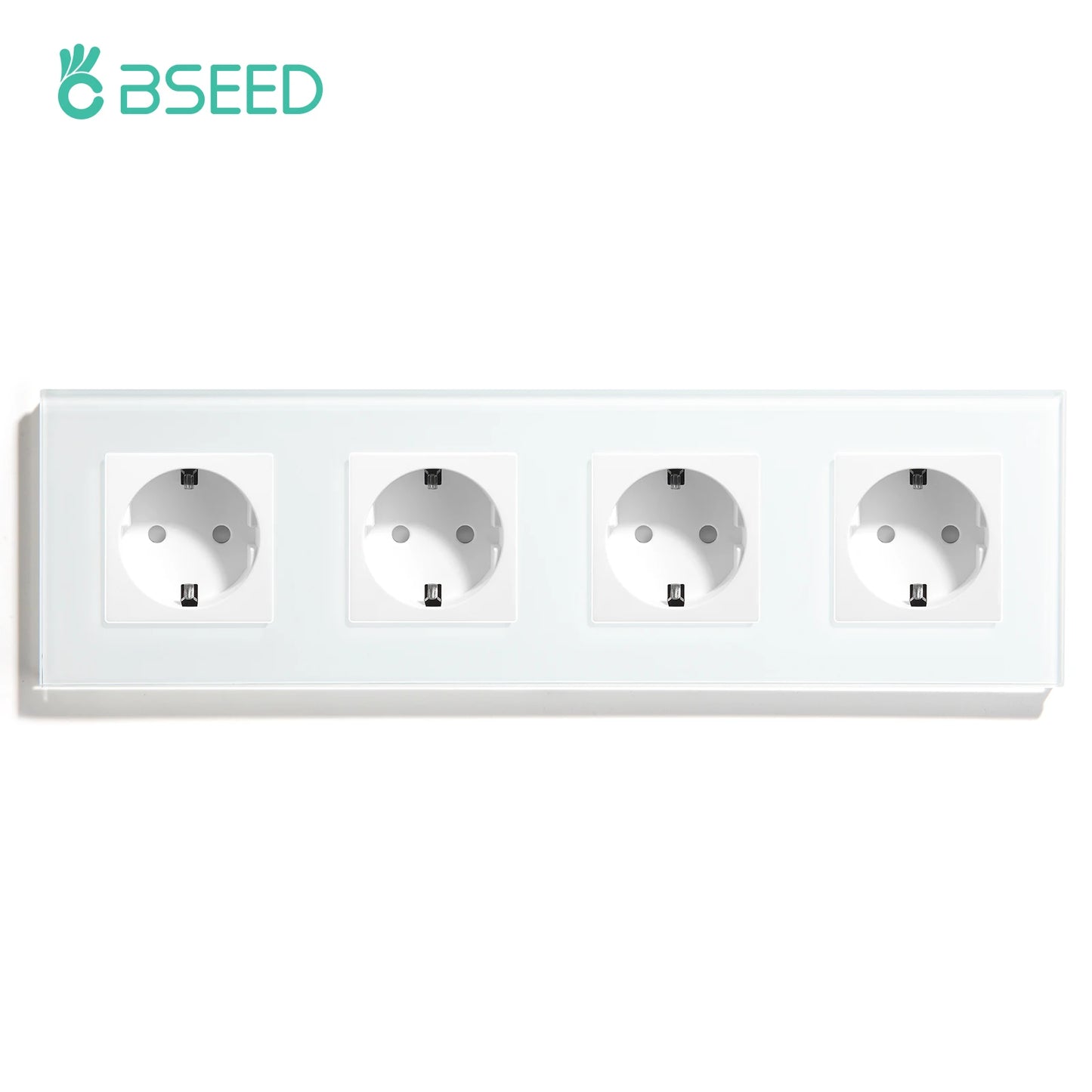 Interruptores BSEED Zigbee, interruptor de luz inteligente de 1/2/3 entradas, enchufes de pared normales de la UE, interruptores táctiles multicontrol, aplicación Tuya Smart Life Alexa
