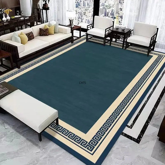 Alfombra moderna y sencilla para el hogar, alfombra para dormitorio, sala de estar, decoración grande para dormitorio, mesas de centro para el hogar, alfombra lavable