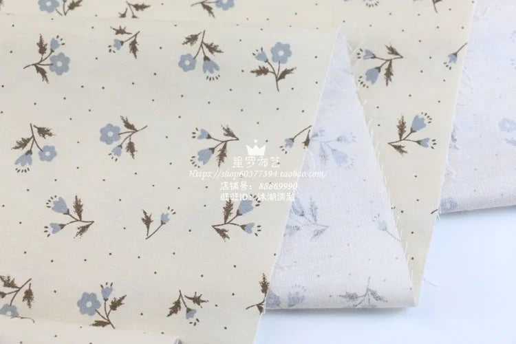 235x50cm tela azul gris rosa raya floral estampado de hojas funda nórdica juego de cuatro piezas tela de cama