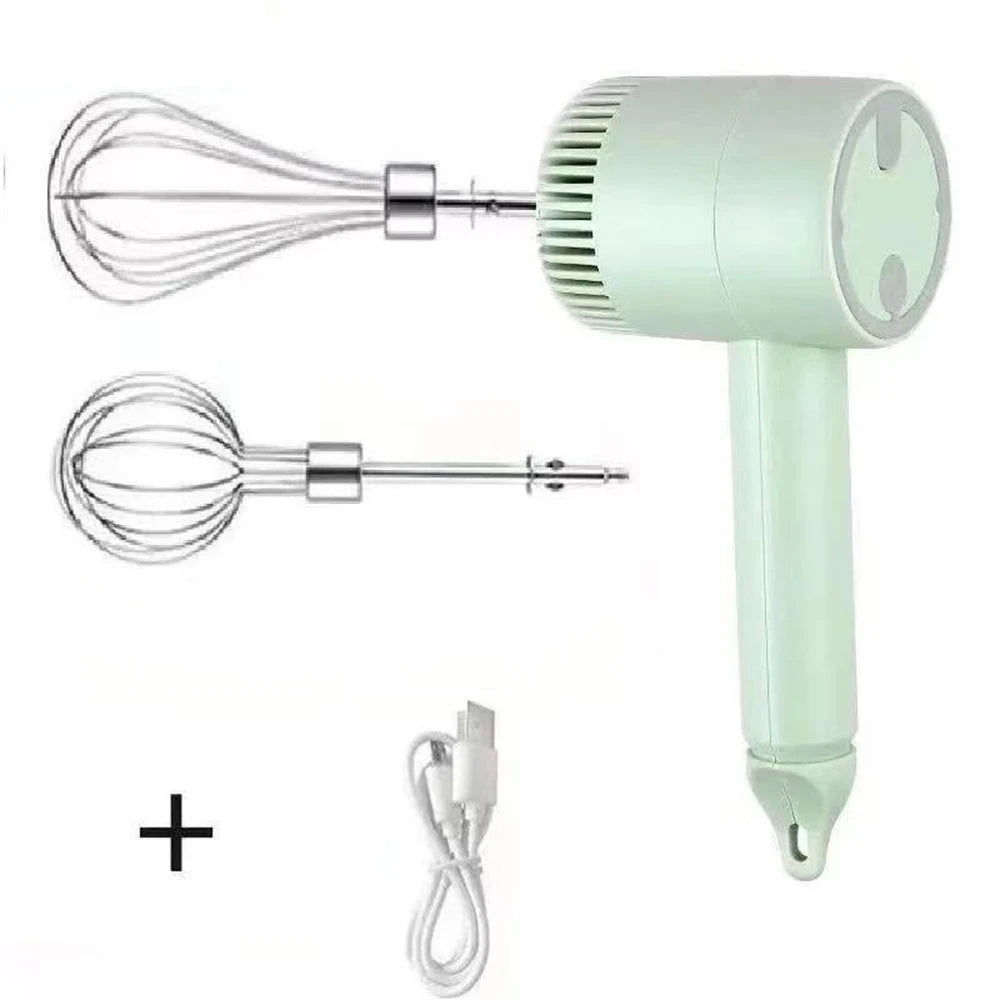 Batidora portátil, herramientas de cocina, batidora manual, juego de procesadores de alimentos eléctricos, Espumador de leche, batidor de huevos, batidora para hornear pasteles