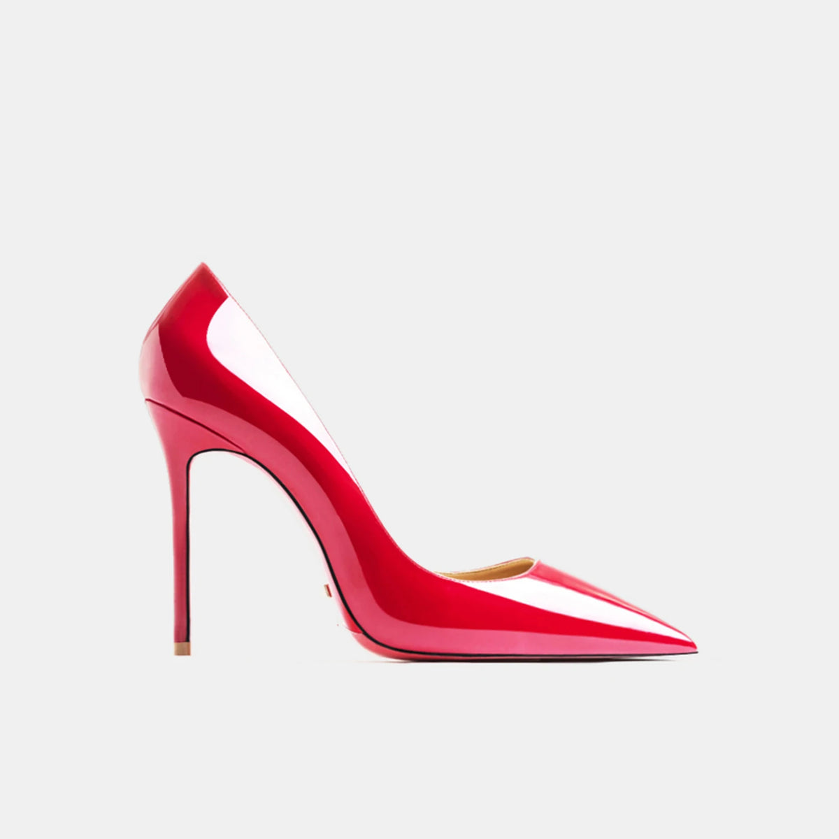 Zapatos de Tacón para Mujer 2026, Tacones de Cuero de Marca de Lujo, Zapatos de Tacón Alto con Punta en Pico y Suela Roja, Elegantes Stilettos para Damas, Zapatos de Fiesta