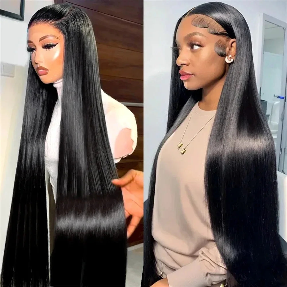 13x6 Straight Lace Frontal Wig 13x4 Lace Frotal Human Hair Wigs Swiss Transparent Lace Human Hair Wigs Pre Plucked Wig