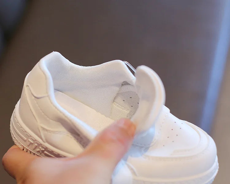 Zapatillas, zapato para niña, primavera Otoño, zapato blanco para niño, zapato informal para correr para niño, zapatillas de suela blanda antideslizantes, tenis para niño, artículo superventas