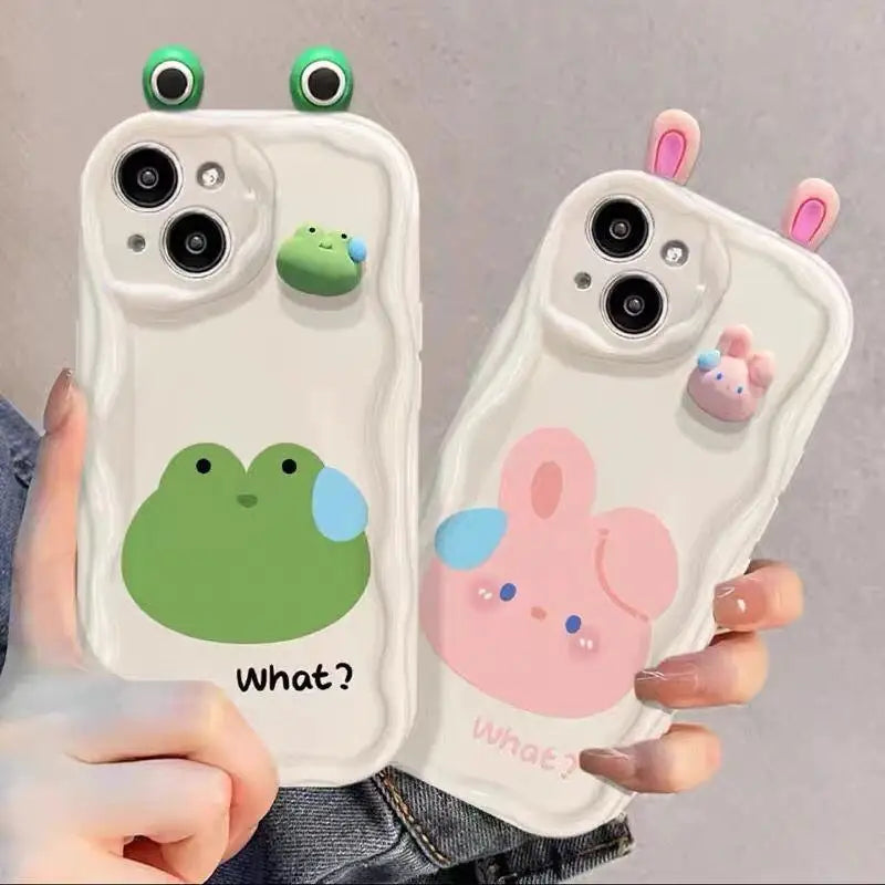 Funda de teléfono para OPPO Realme C35 C55 C21Y C25Y C11 C33 C31 C20 C21 C12 C15 C25 C30 C30S C25S C2 5 5i 5s 6i funda lindo oso 3D