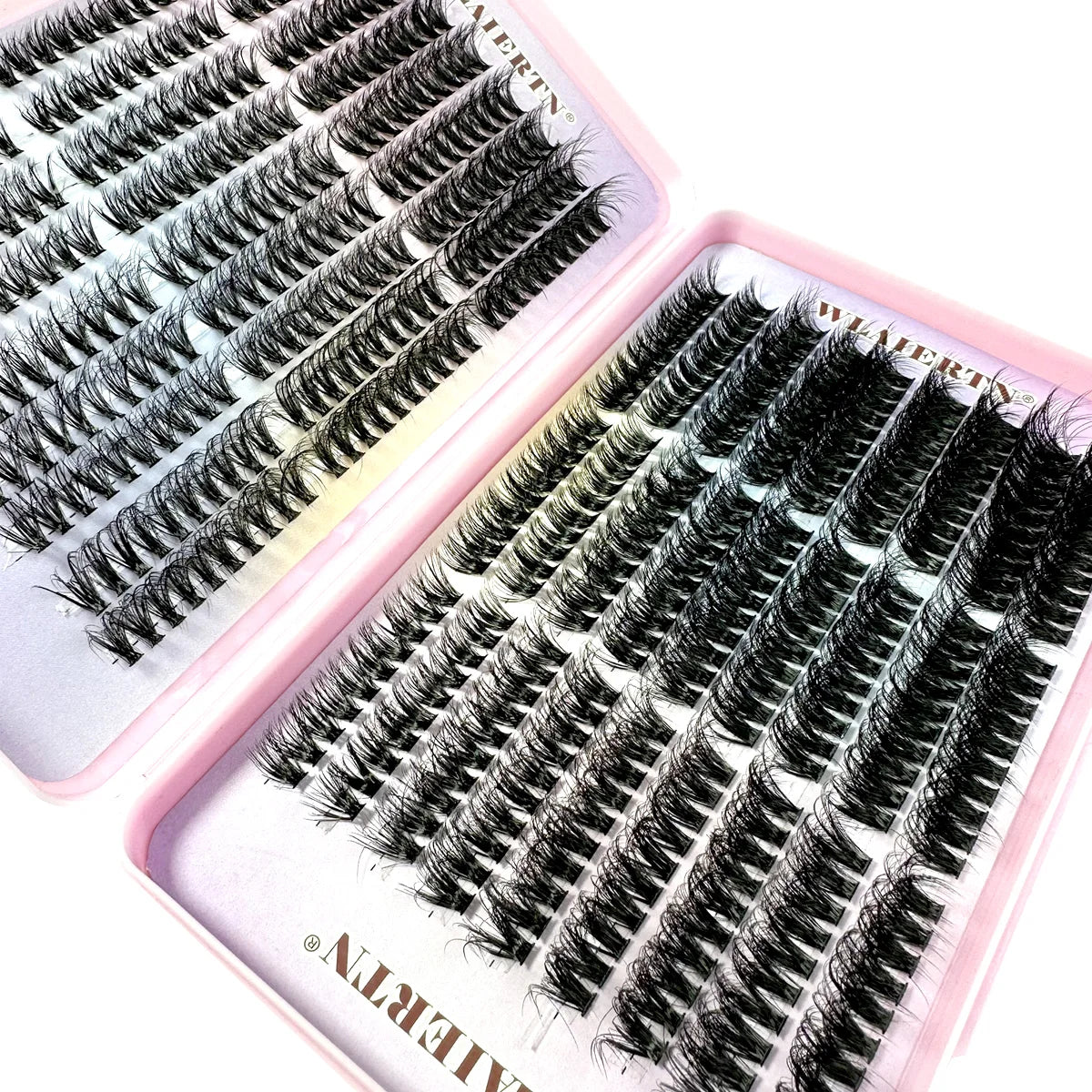 Pestañas de imitación de visón 540Cluster C rizador 9-16mm extensión de pestañas naturales mezcladas tira rusa 3D herramienta de maquillaje de pestañas Personal