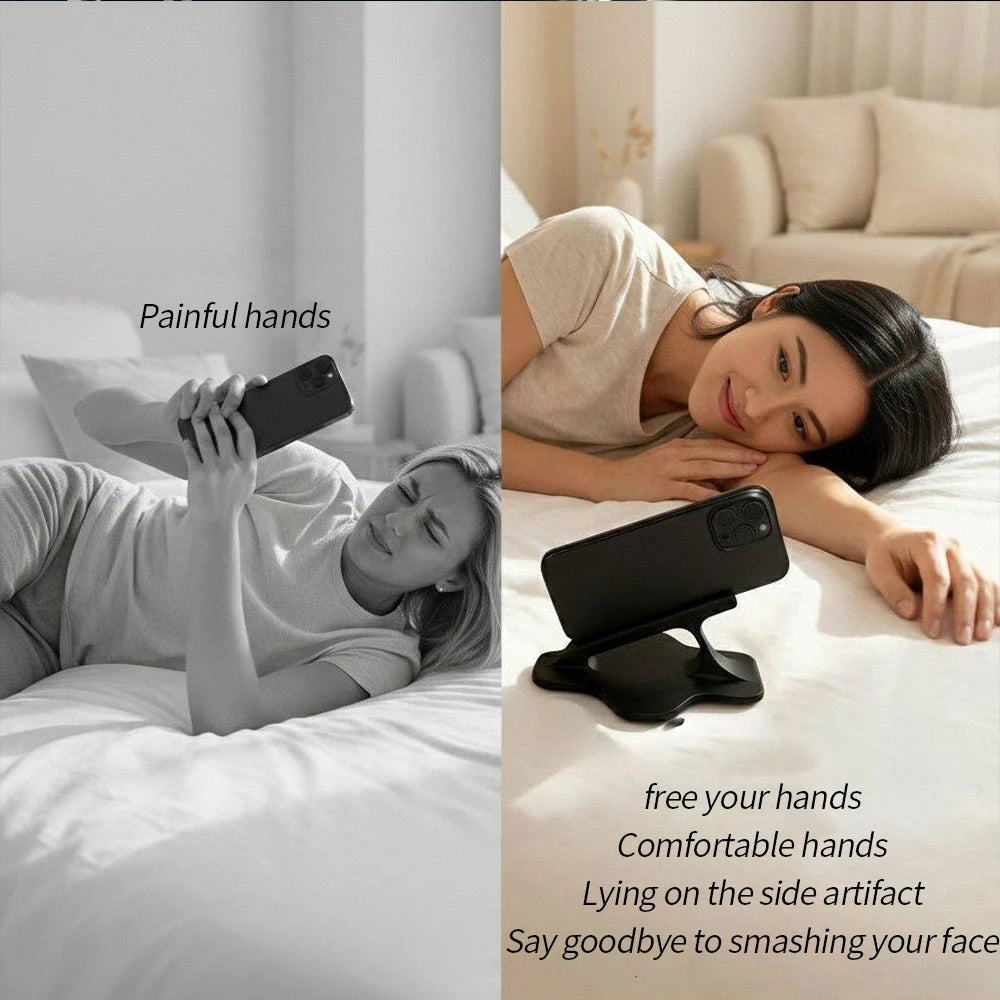 Soporte para Teléfono para Cama, Soporte Ergonómico y Estable para Ver con las Manos Libres, Ideal para Entretenimiento Nocturno