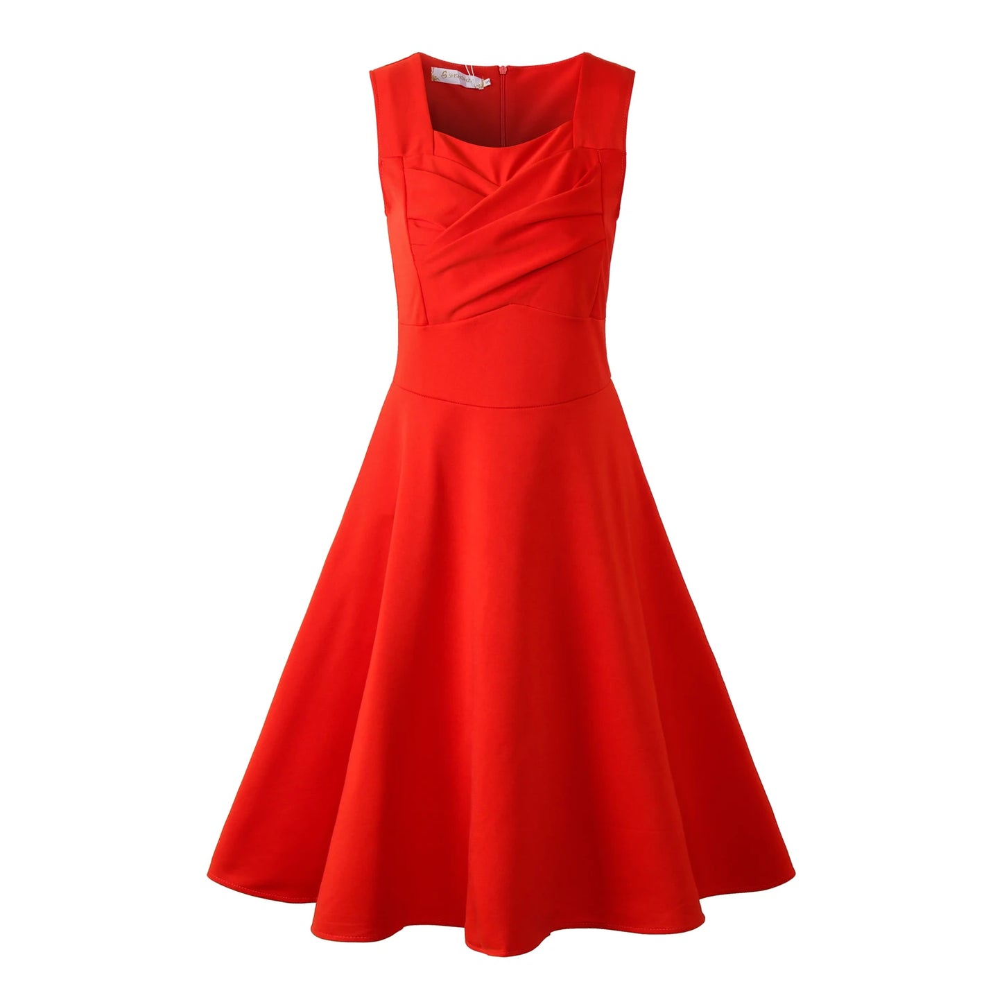 Vestido vintage nuevo vestido de fiesta sexy sin mangas con vuelo grande para mujer S-3XL