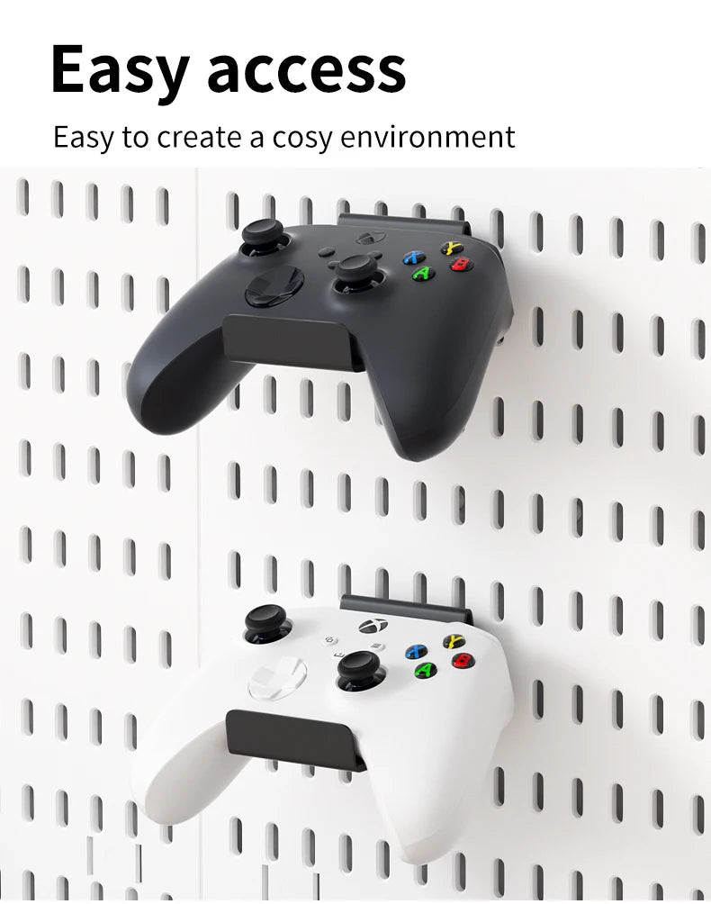 Kit organizador de pared combinado con tablero perforado DIY: paneles colgantes modulares, instalación sin perforaciones, ideal para exhibición de pared de habitaciones artesanales