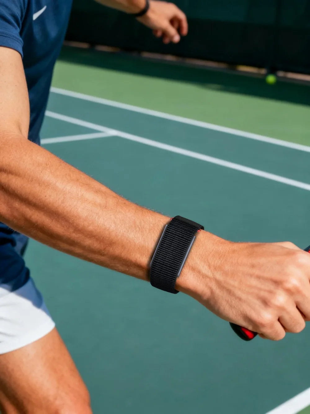 Banda deportiva de nailon, banda para bíceps, diseño de bucle, correa de seguimiento de Fitness transpirable, banda ajustable para brazo/carril para correa de Helio Amazfit