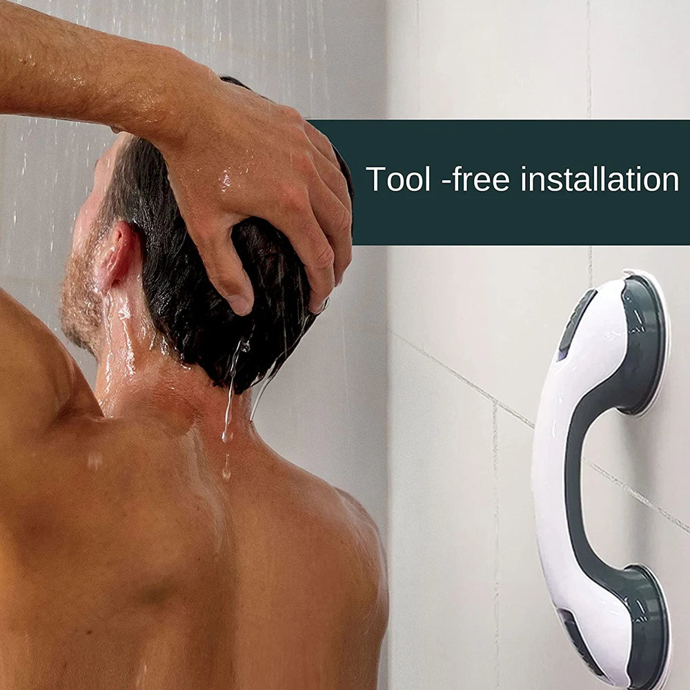 Manija de ducha, manija de ayuda de seguridad, soporte antideslizante para baño, inodoro, barra de agarre segura, manija, ventosa de vacío, pasamanos