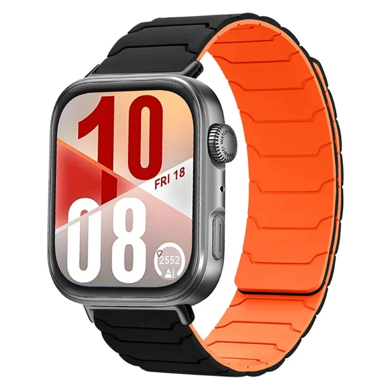 Correas magnéticas de silicona para Huawei Watch Fit 4/Fit 3, pulsera deportiva de repuesto para Huawei Watch Fit 4 Pro/4 Correa