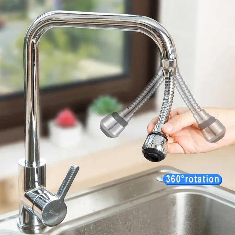 Accesorios de Cocina, Extensor de Grifo de Alta Presión con 2 Modos y Rotación de 360°, Ahorrador de Agua, Accesorios para Baño y Cocina