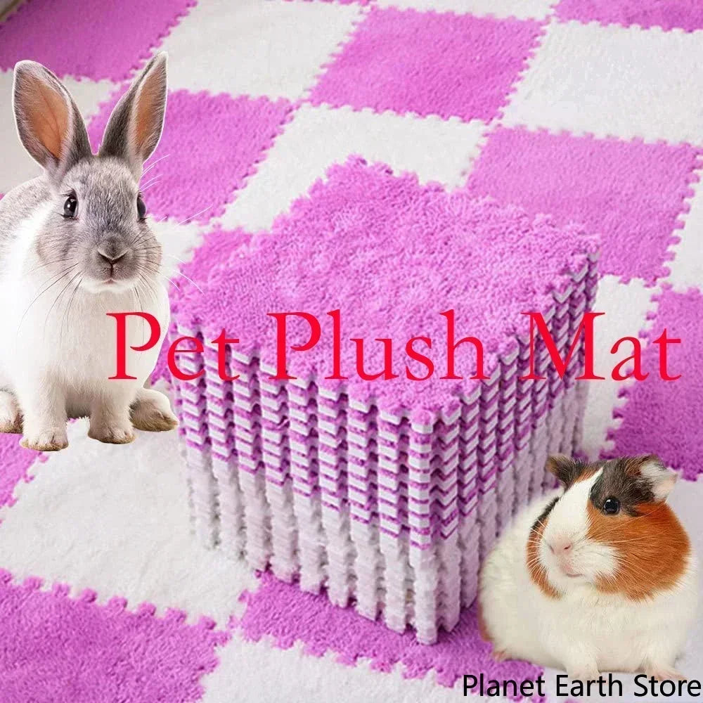 Forro para jaula de conejillo de indias, estera de cama antideslizante impermeable, almohadilla altamente absorbente para orinar, artículos para mascotas pequeñas, 4/10 piezas