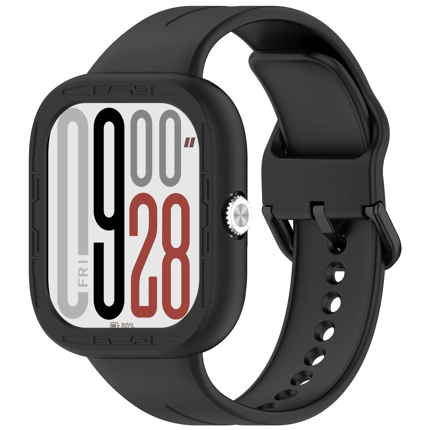 Funda de silicona para Xiaomi Redmi Watch 5, accesorios a prueba de golpes, carcasa de marco de parachoques deportivo de goma suave para Redmi Watch 5, fundas