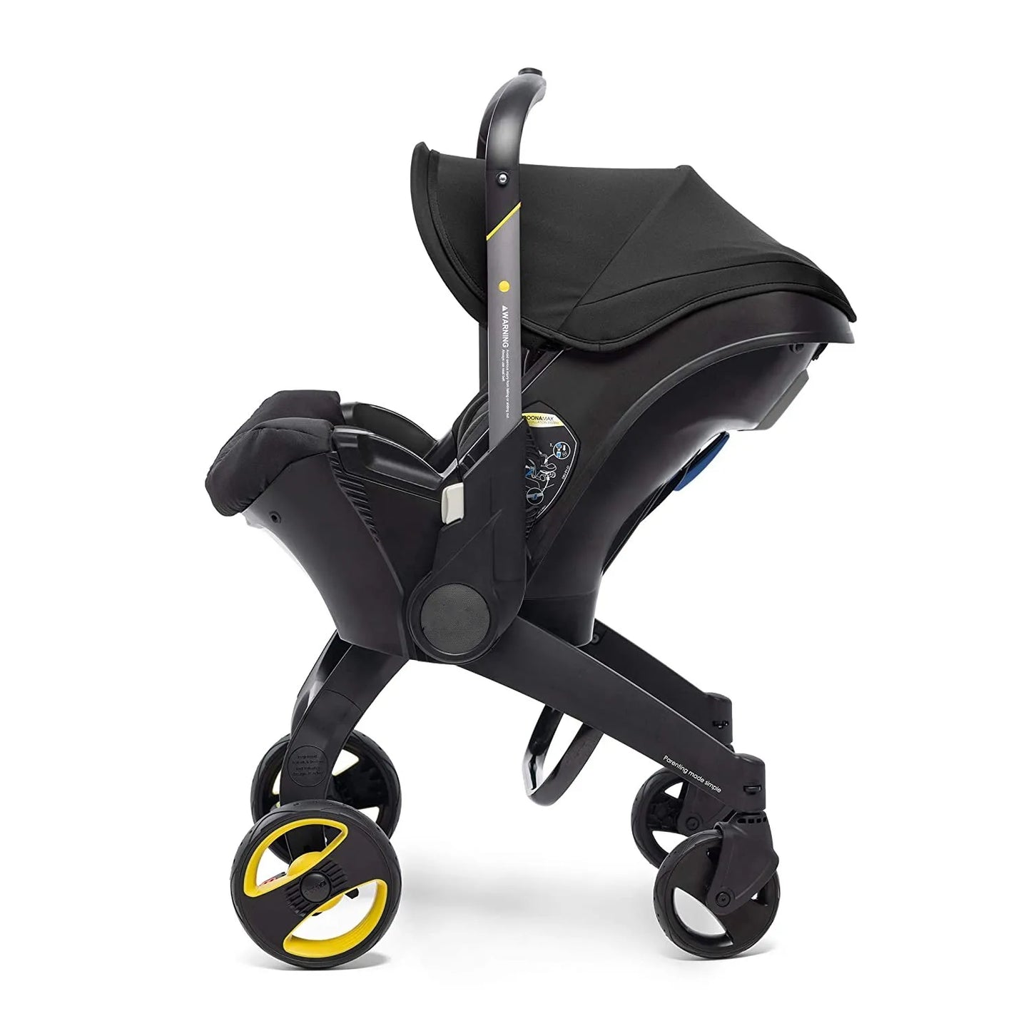 Cochecito de bebé 4 en 1 con asiento de coche, cochecito de bebé plegable con paisaje alto, cochecitos para recién nacidos, carrito 3 en 1