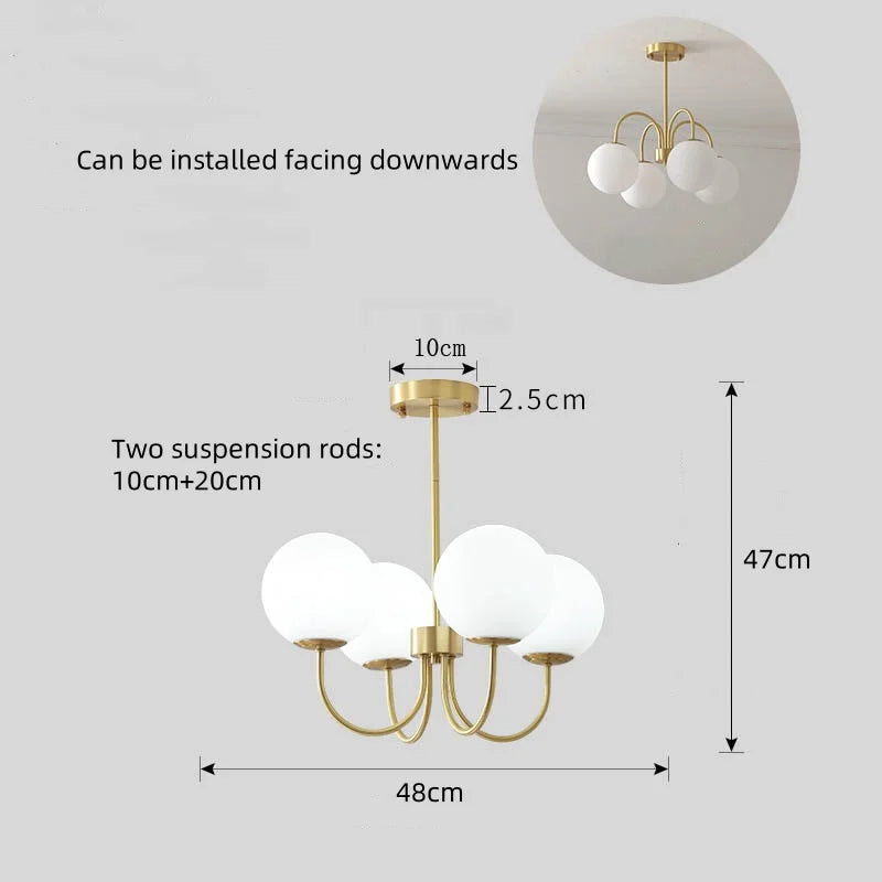 Lámpara de araña LED moderna E27 para sala de estar, dormitorio, mesa de comedor, cocina, estudio, lámparas colgantes de techo, brillo, decoración del hogar