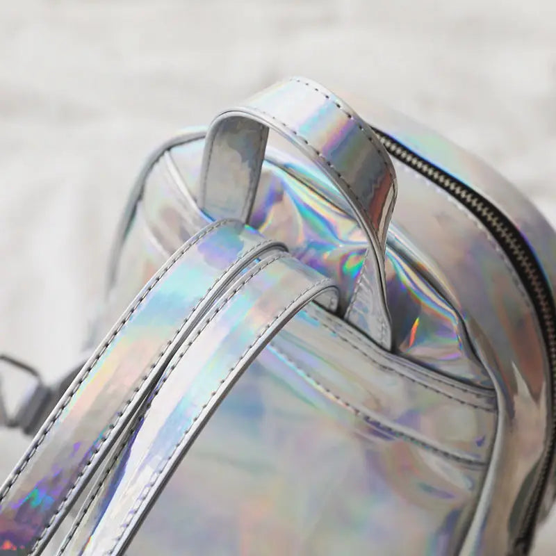 Mochilas para adolescentes rugzak Laser PVC mochila femenina mochila escolar para niñas un bolso Satchel