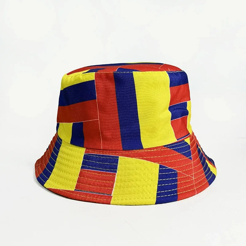 Sombrero de Pescador con Bandera Nacional de 2026 Países, Reversible, para Hombres y Mujeres, para Fiestas de Fútbol, Copa de Fútbol, para Aficionados al Fútbol