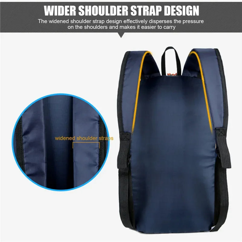 Nueva mochila Unisex para acampar, senderismo, mochila de viaje plegable ultraligera, deportes de Montañismo al aire libre para hombres y mujeres
