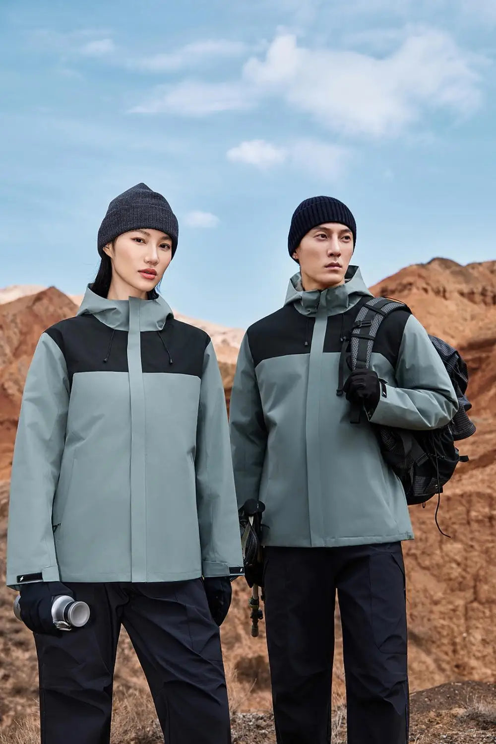 Chaqueta de invierno con calefacción de grafeno, abrigo de esquí impermeable a prueba de viento, Parka de montañismo con aislamiento de algodón, logotipo personalizado gratis