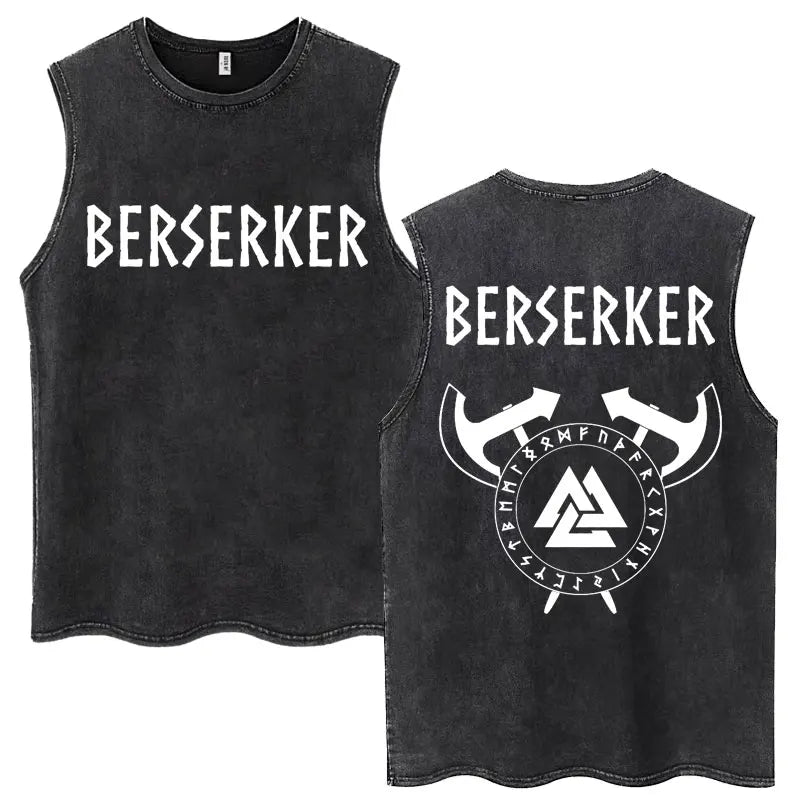Camisetas sin mangas Harajuku lavadas de Anime Berserk Guts, camisetas Retro de Manga Gatsu Griffith Zodd, camisetas sin mangas, Camiseta de algodón Unisex de gran tamaño