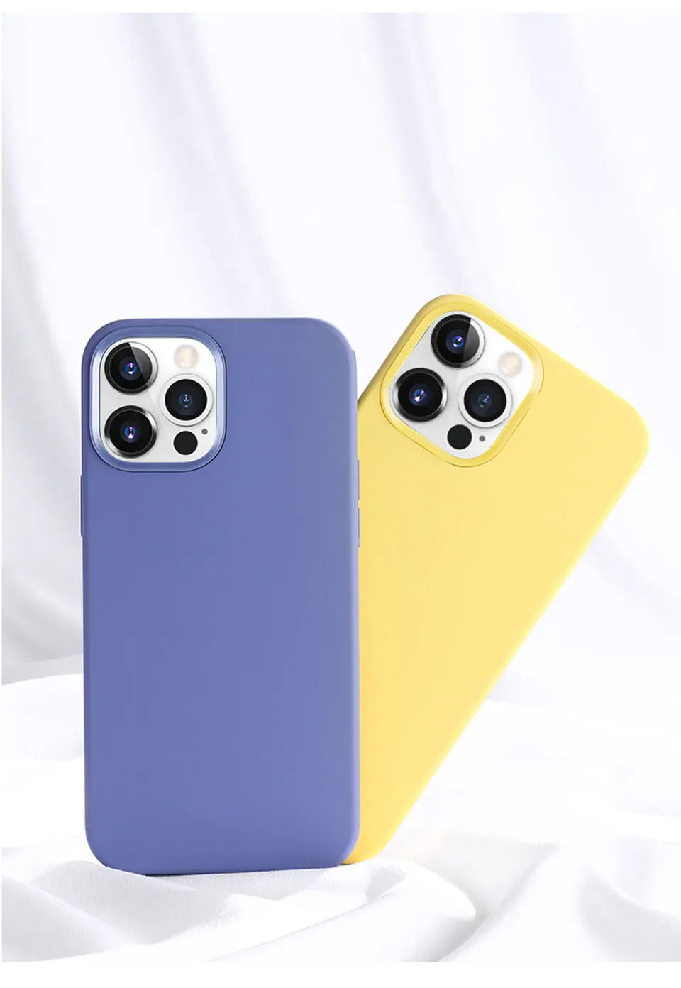 Funda de Lujo para iPhone 17 16 15 14 13 12 11 Pro Max, Funda Simple y Bonita para iPhone Air 16 15 14 Plus, Accesorios de Protección