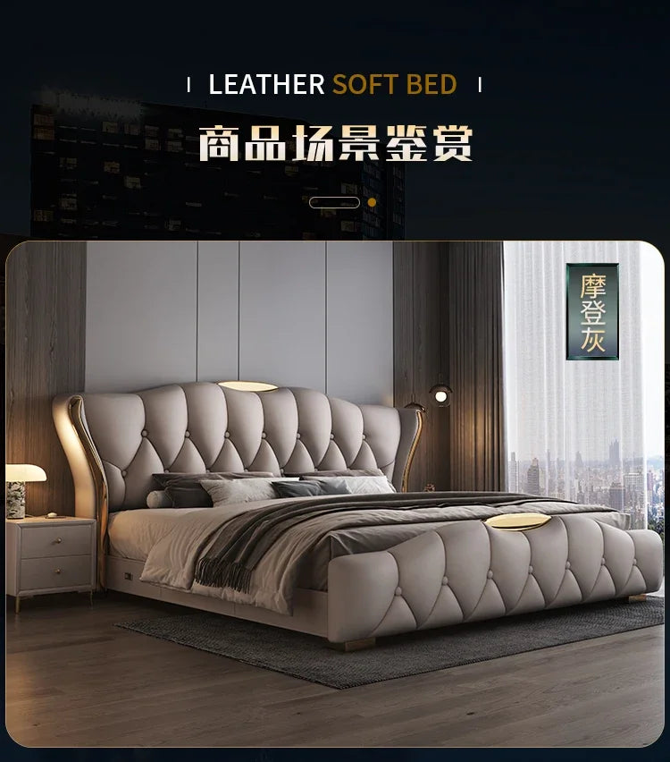 Muebles de dormitorio completos de 180x200cm, juego king, cabeceros dobles, dormitorios matrimoniales, cama queen de tamaño completo, marco de lit