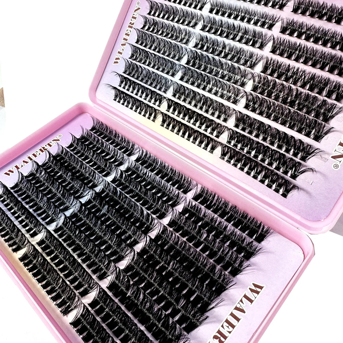 Pestañas de imitación de visón 540Cluster C rizador 9-16mm extensión de pestañas naturales mezcladas tira rusa 3D herramienta de maquillaje de pestañas Personal