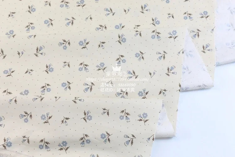 235x50cm tela azul gris rosa raya floral estampado de hojas funda nórdica juego de cuatro piezas tela de cama