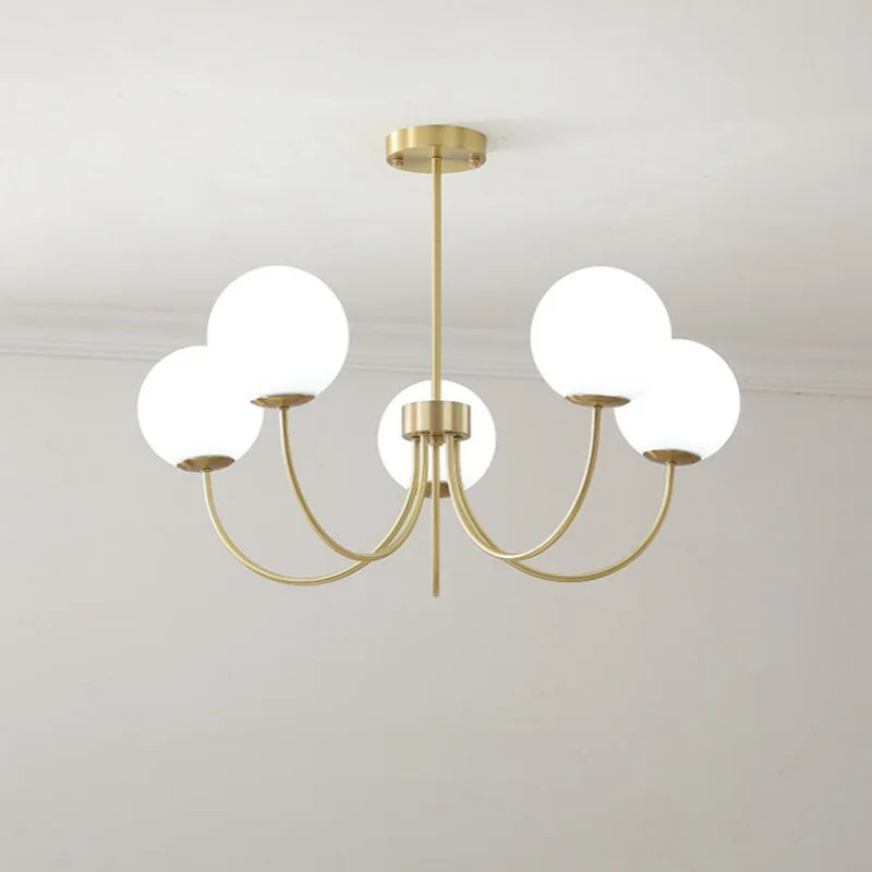Lámpara de araña LED moderna E27 para sala de estar, dormitorio, mesa de comedor, cocina, estudio, lámparas colgantes de techo, brillo, decoración del hogar