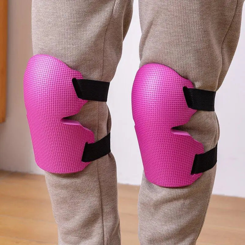 1 par de protectores de rodilla para trabajo y jardinería, gruesos, resistentes al desgaste, con correas ajustables